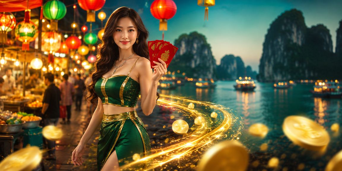 Chợ đêm Hạ Long gợi không khí khuyến mãi theo mùa cho game mới