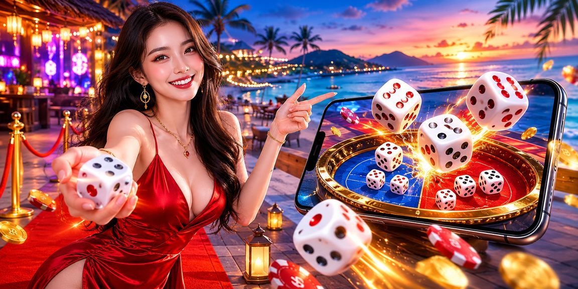 Bãi biển Phú Quốc minh họa nhóm tài xỉu và casino trên v2n